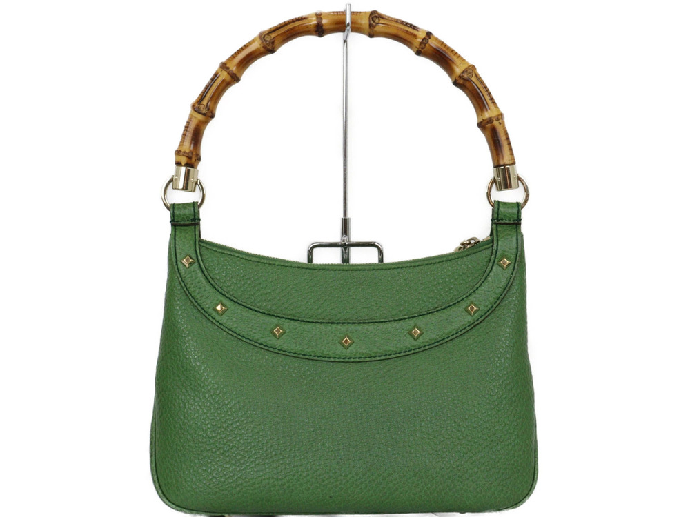Gucci 2way Bamboo Bag Shoulder Green